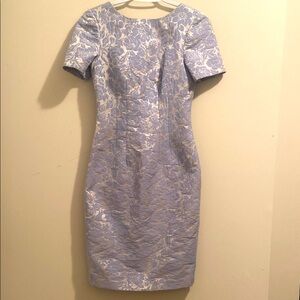 H&M Elegant Blue Floral Dress